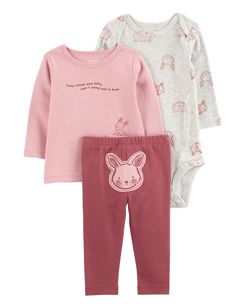 Baby 3-Piece Bunny Little Character Set