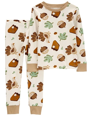 Baby 2-Piece Thanksgiving 100% Snug Fit Cotton Pyjamas