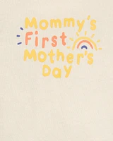 Baby Mother's Day Short-Sleeve Bodysuit - Ivory