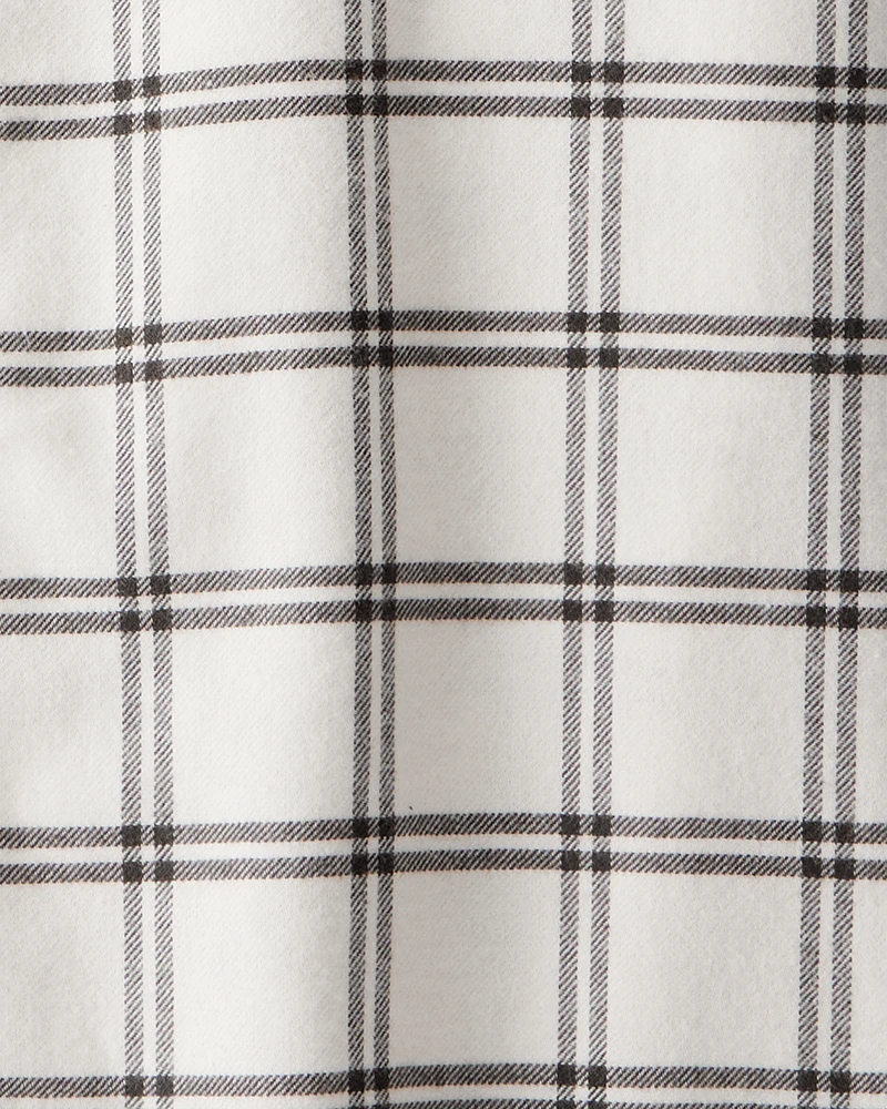 Kid 2-Piece Layered-Look Button-Down Hooded Tee