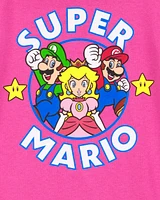 Kid Super Mario™ Short-Sleeve Graphic Tee - Pink