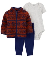 3-Piece Aztec Little Jacket Set