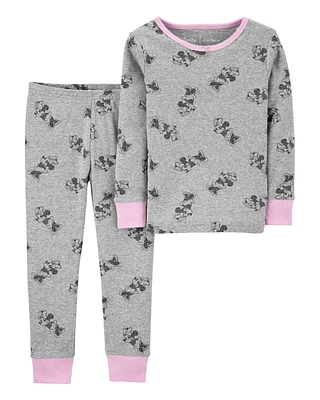 2-Piece Minnie Mouse 100% Snug Fit Cotton Pyjamas