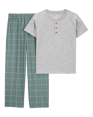 Kid Plaid Loose Fit 2-Piece Pyjamas