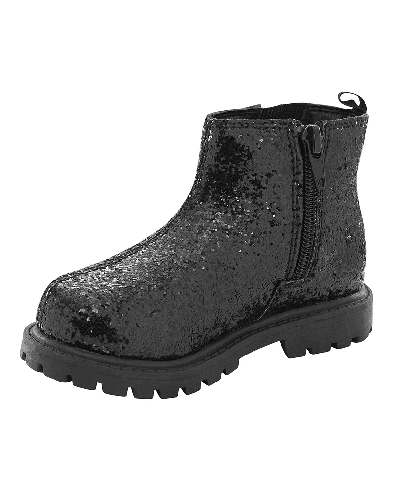 Kid Glitter Chelsea Boots