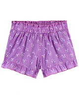 Baby Floral Poplin Shorts