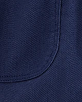 Baby Cotton Shorts - Navy