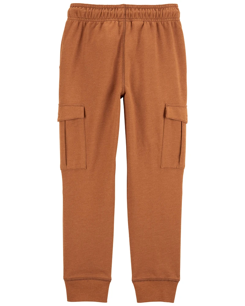 Kid Pull-On Knit Cargo Pants