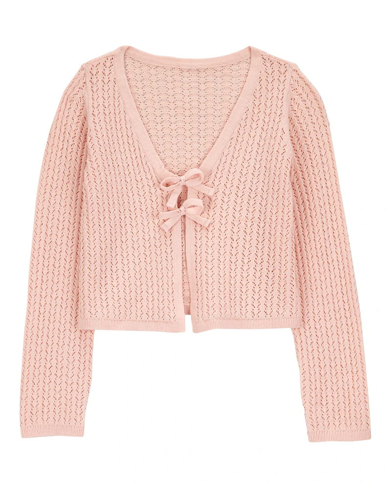 Kid Striped Cardigan Top