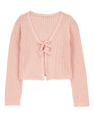 Kid Striped Cardigan Top