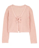 Kid Striped Cardigan Top