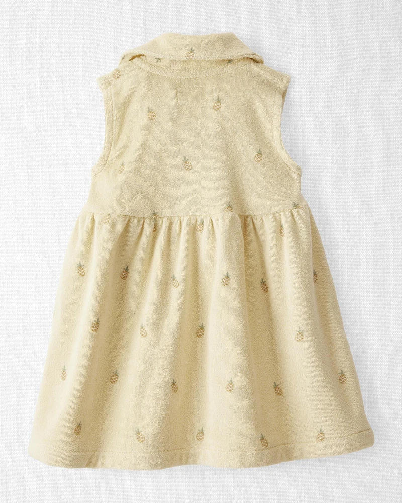 Baby Terry Dress Made With Organic Cotton