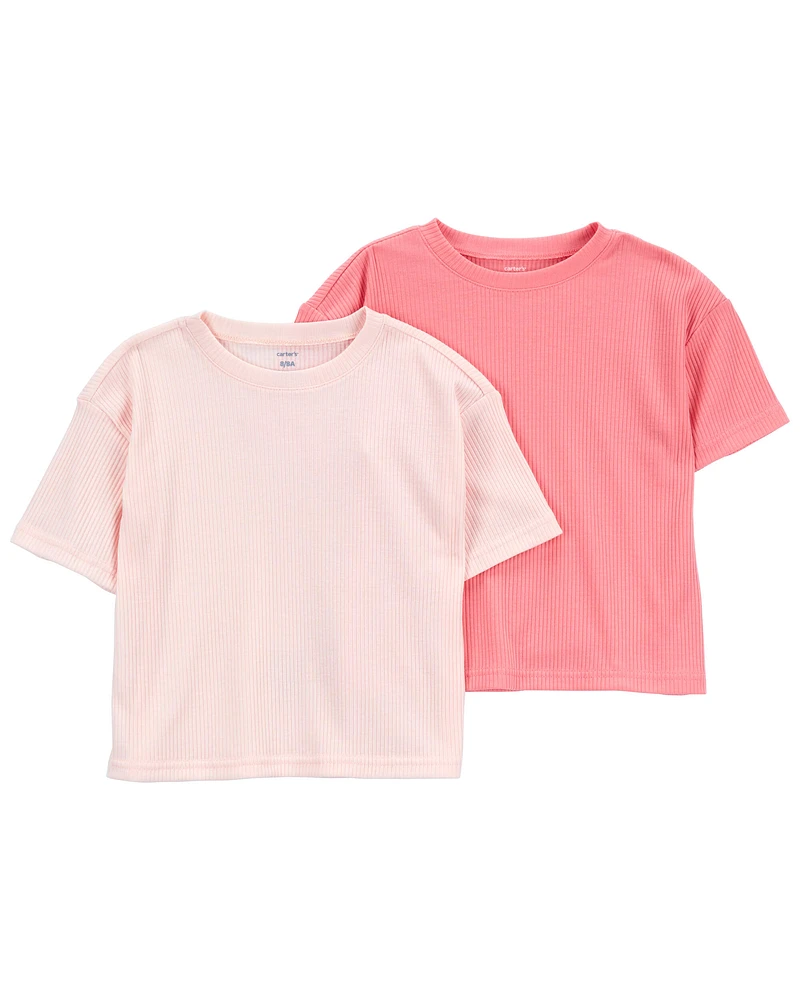 Kid 2-Pack Loose Fit Pyjama Shirts