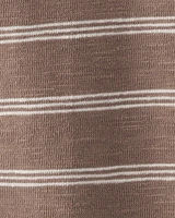 Baby Organic Cotton Romper Stripes