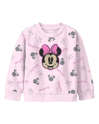 Toddler Minnie Mouse Pullover - Pink