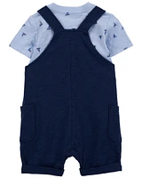 Baby 3-Piece Tee & Shortall Set