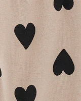 Kid 2-Piece Heart Thermal Top & Leggings Set