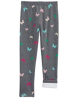 Butterfly Cozy Fleece Leggings