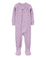 Baby 1-Piece Butterfly Thermal Footie Pyjamas