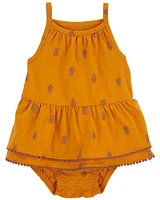 Baby Pineapple Bodysuit Dress