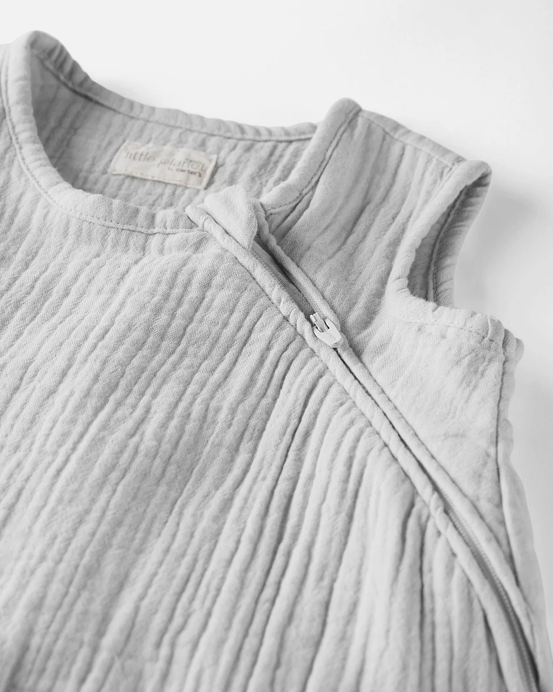 Organic Cotton Gauze Zip Blanket
