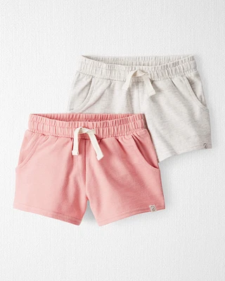 Toddler 2-Pack Organic Cotton Shorts