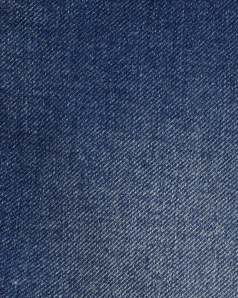 Kid Pull-On Denim Shorts - Navy