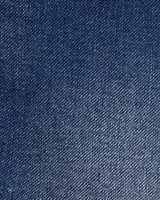 Kid Pull-On Denim Shorts - Navy