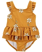 Baby Floral 1-Piece Swimsuit