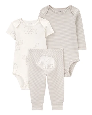 Baby 3-Piece Elephant Little Character Set