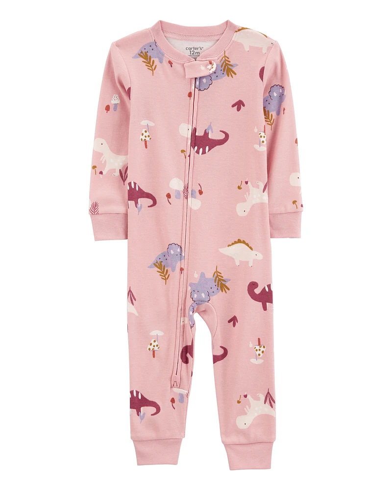 Toddler 2-Pack 100% Snug Fit Cotton Footless Pajamas