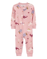 Toddler 2-Pack 100% Snug Fit Cotton Footless Pajamas
