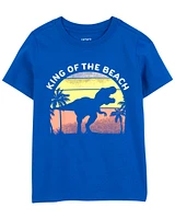 Dinosaur King Of The Beach Graphic Tee