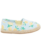 Toddler Lemon Espadrille Shoes