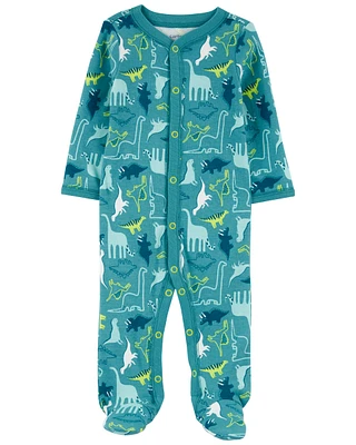 Baby Dinosaur Snap-Up Footie Sleeper Pyjamas