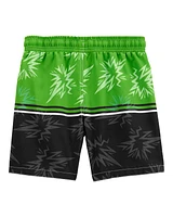 Kid 2-Piece Teenage Mutant Ninja Turtles Rashguard & Swim Trunk Set