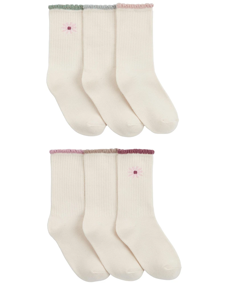 Kid 6-Pack Daisy Socks