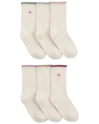 Kid 6-Pack Daisy Socks