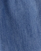 Kid Organic Cotton Chambray Shorts