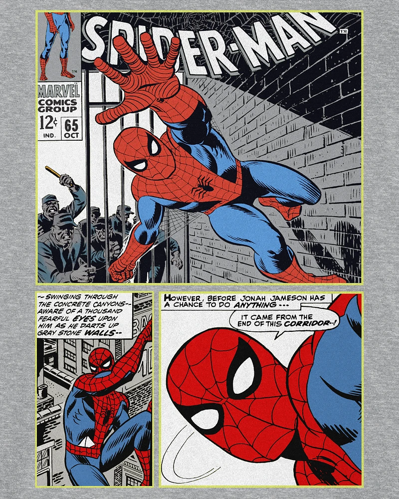 Kid Marvel™ Spider-Man Short-Sleeve Graphic Tee - Grey