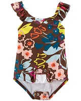 1-Piece Floral Swimsuit