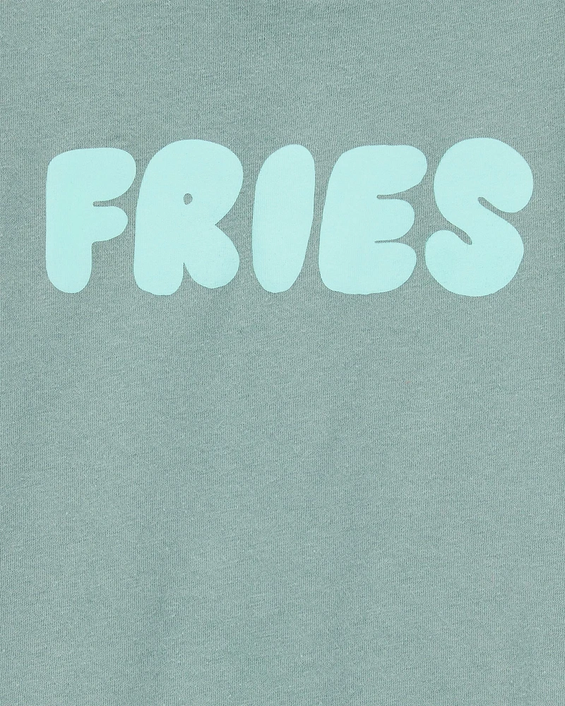 Toddler Fries Short-Sleeve Graphic Tee - Green