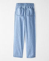 Kid Organic Cotton Chambray Pants