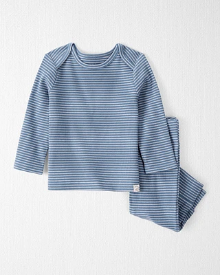 Baby Girl 2-Piece Organic Cotton Ribbed Knit Set