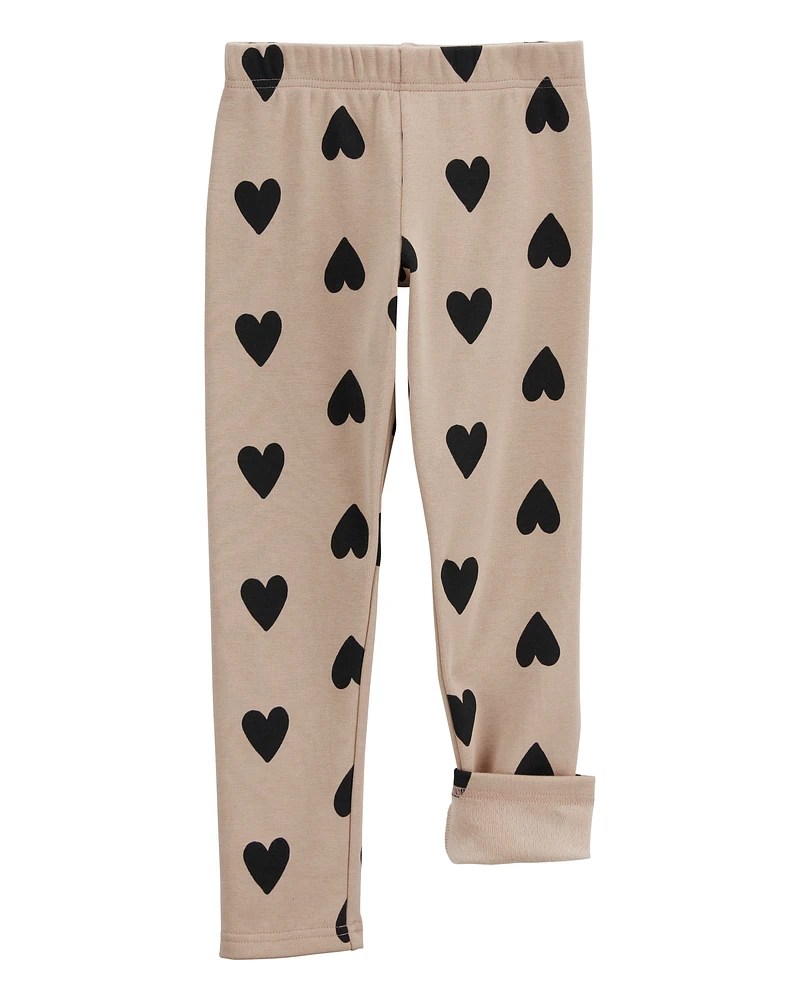 Kid Heart Cozy Fleece Leggings