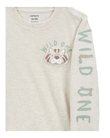 Toddler Wild One Graphic Tee - Cream