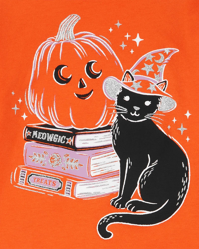 Baby Halloween Cat Flutter Tee