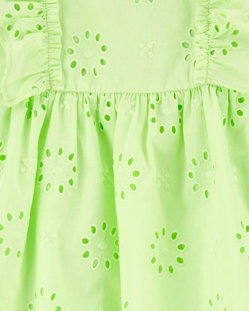 Baby Eyelet Flutter Dress