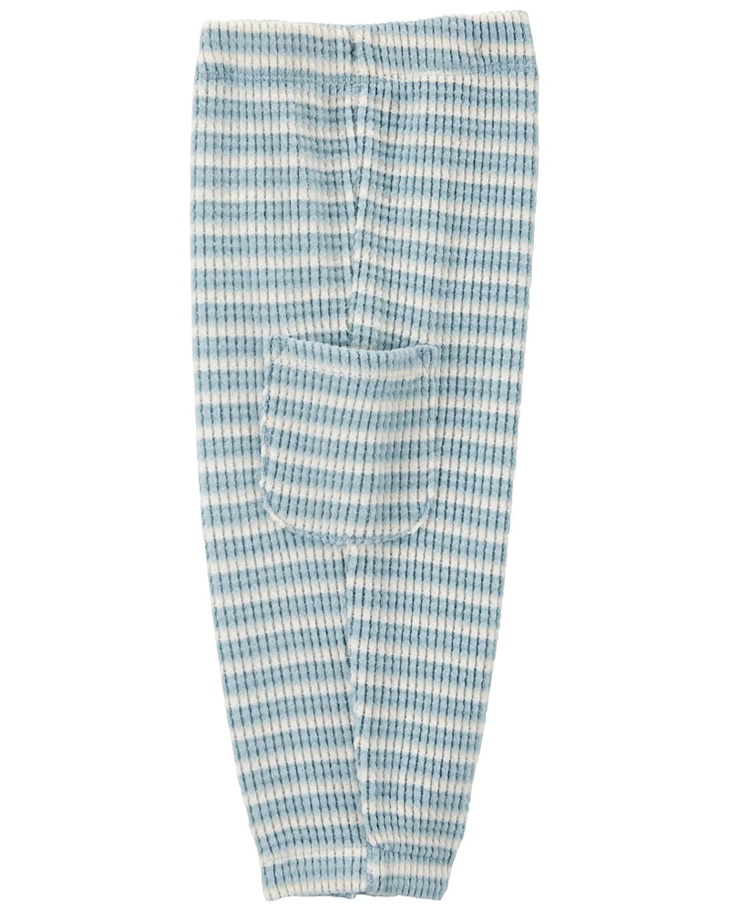 Baby Striped Pull-On Thermal Pants