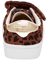 Toddler Heart Leopard Sneakers